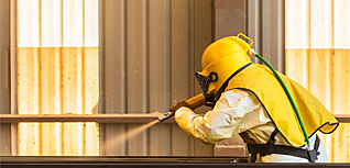 Sandblasting and surface treatment