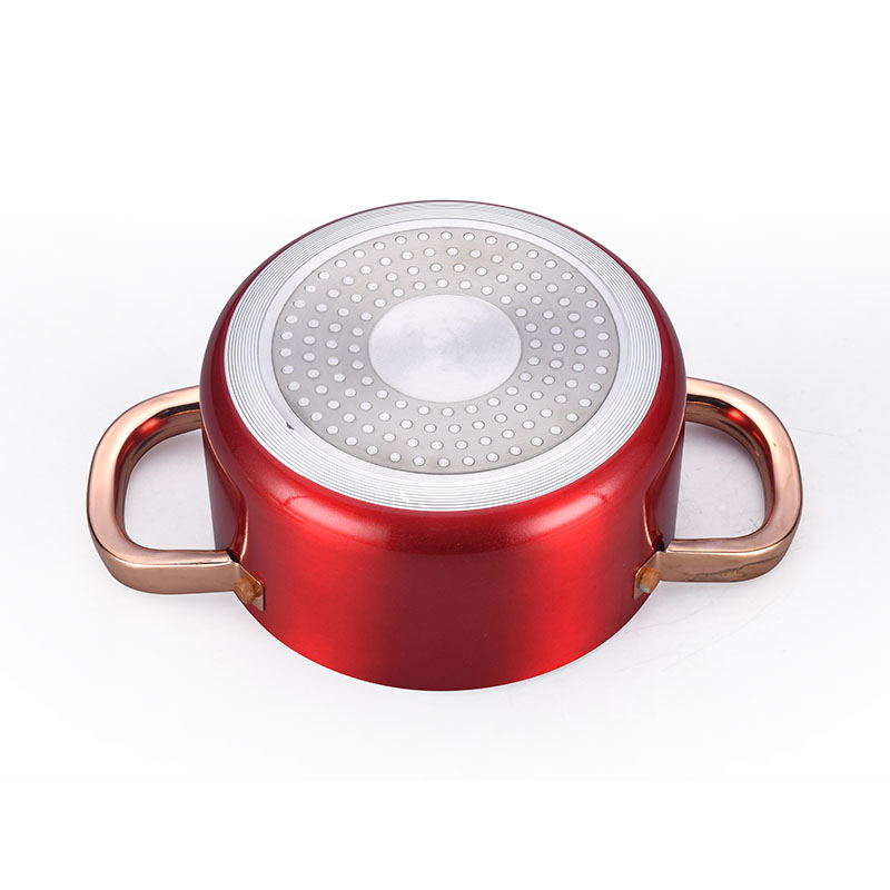 Stainless Steel Copper Cooking Pots Pressed Cookware