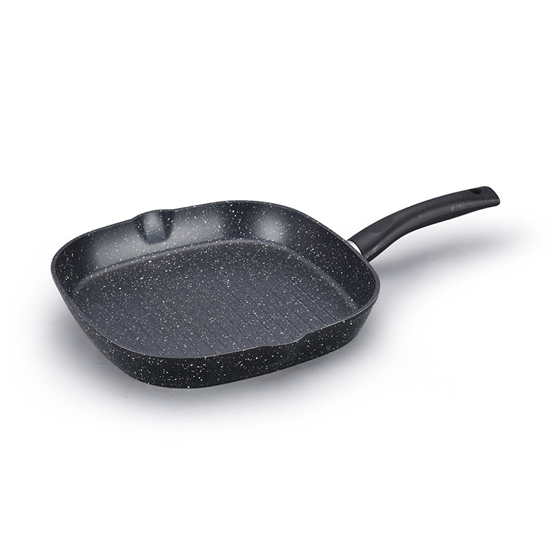 Black Fashion Fireproof Non Stick Pan Set Forged Cookware