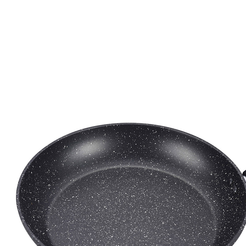 Black Fashion Fireproof Non Stick Pan Set Forged Cookware