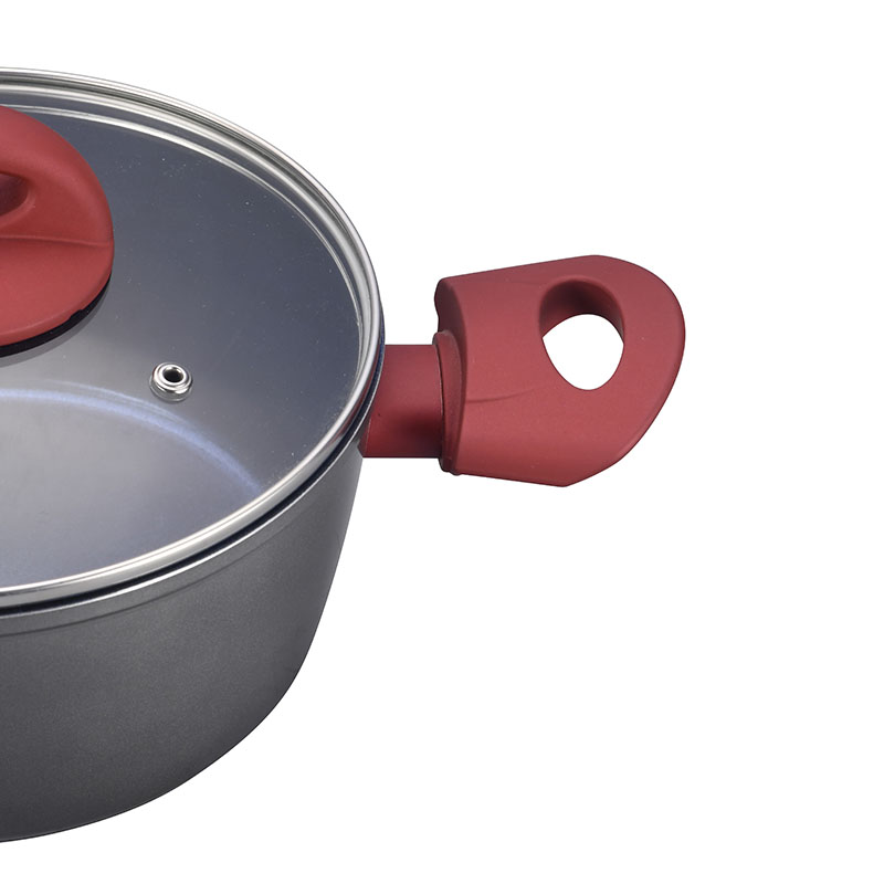 Fashion Professional Ceramic Pots And Pans Forged Cookware