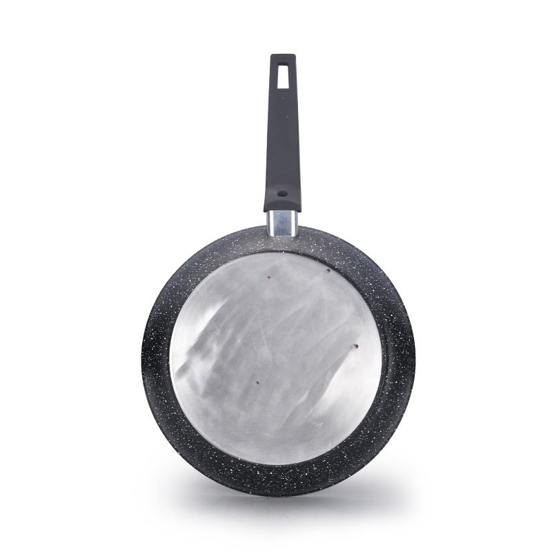 Black Fashion Fireproof Non Stick Pan Set Forged Cookware