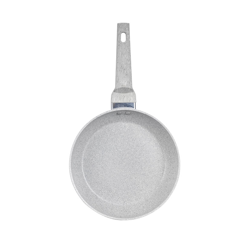 Soft Touch Kitchenware Set Forged Cookware with Marble Wood Grain