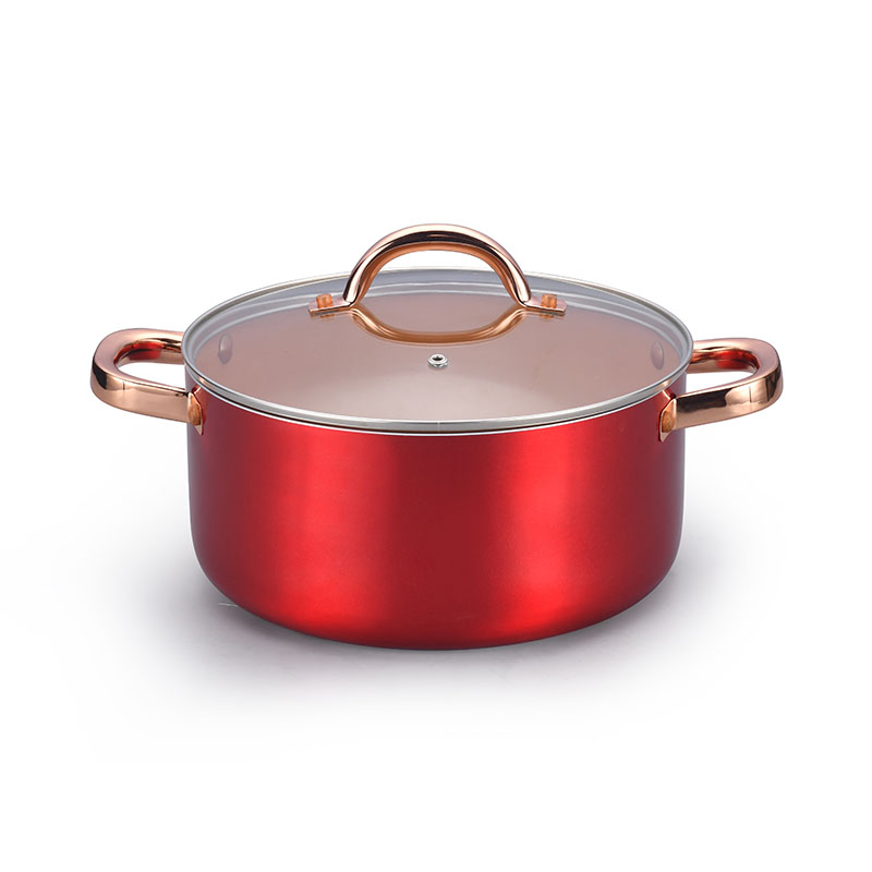 Stainless Steel Copper Cooking Pots Pressed Cookware