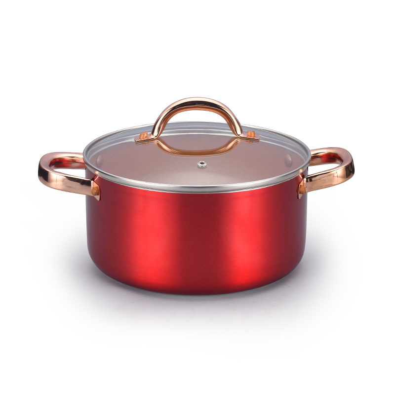 Stainless Steel Copper Cooking Pots Pressed Cookware