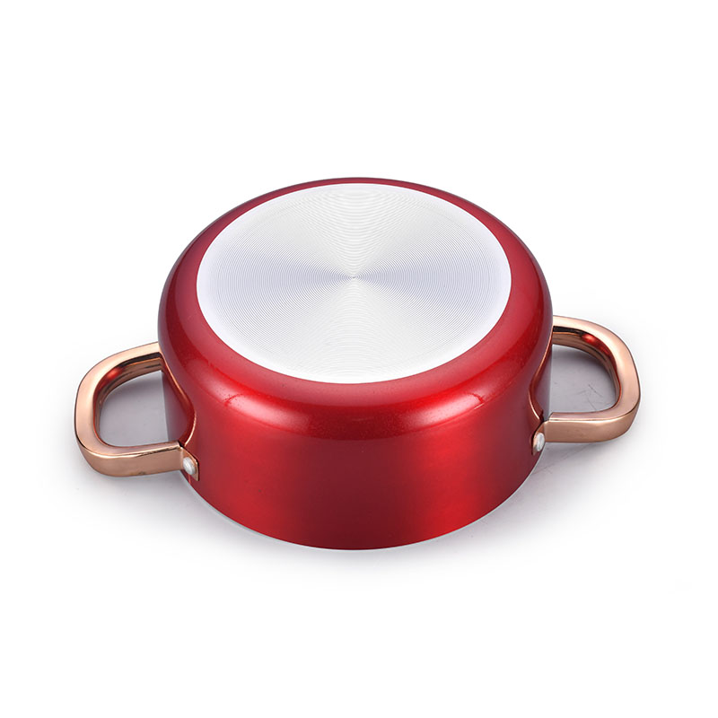 Stainless Steel Copper Cooking Pots Pressed Cookware