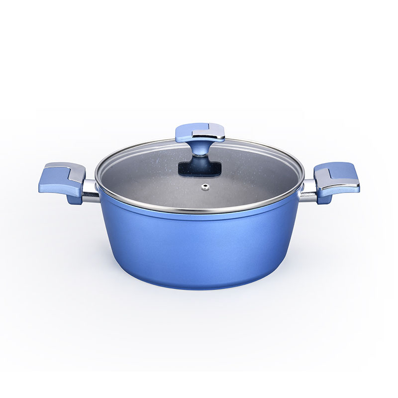 Non Stick Heat-Resistant Outer Layer Forged Aluminium Cooking Pot Cookware