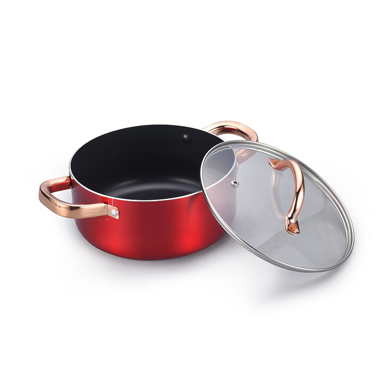 Stainless Steel Copper Cooking Pots Pressed Cookware