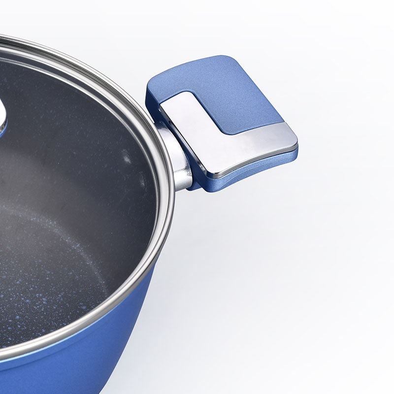 Non Stick Heat-Resistant Outer Layer Forged Aluminium Cooking Pot Cookware