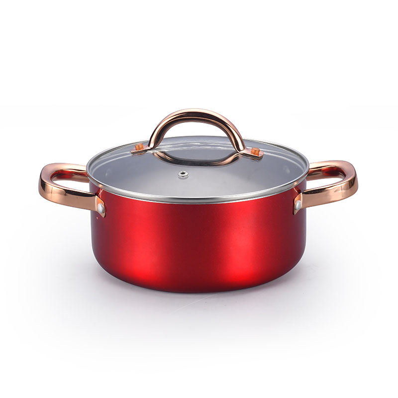 Stainless Steel Copper Cooking Pots Pressed Cookware