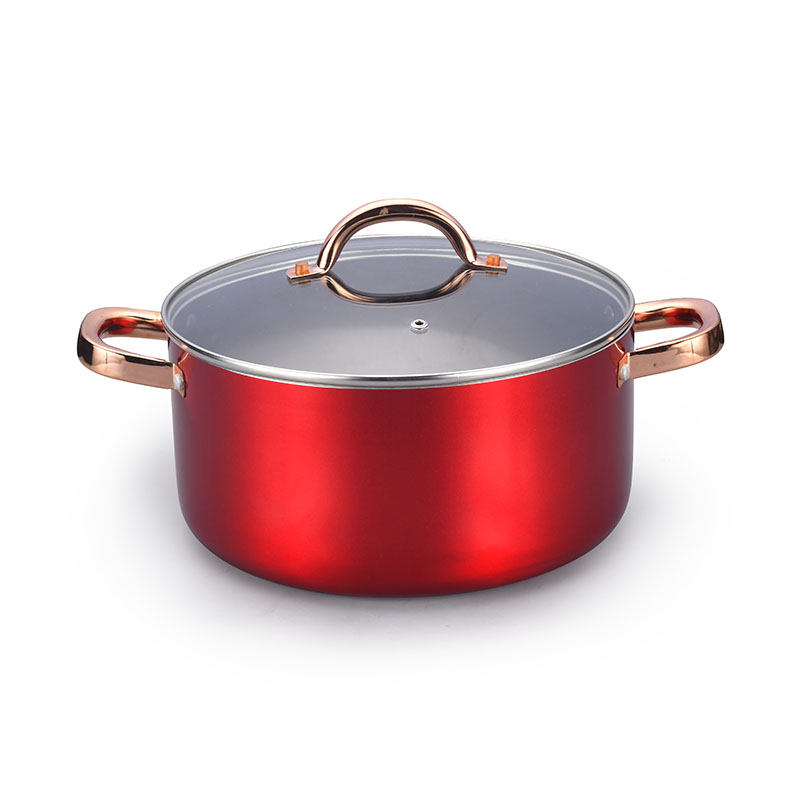 Stainless Steel Copper Cooking Pots Pressed Cookware