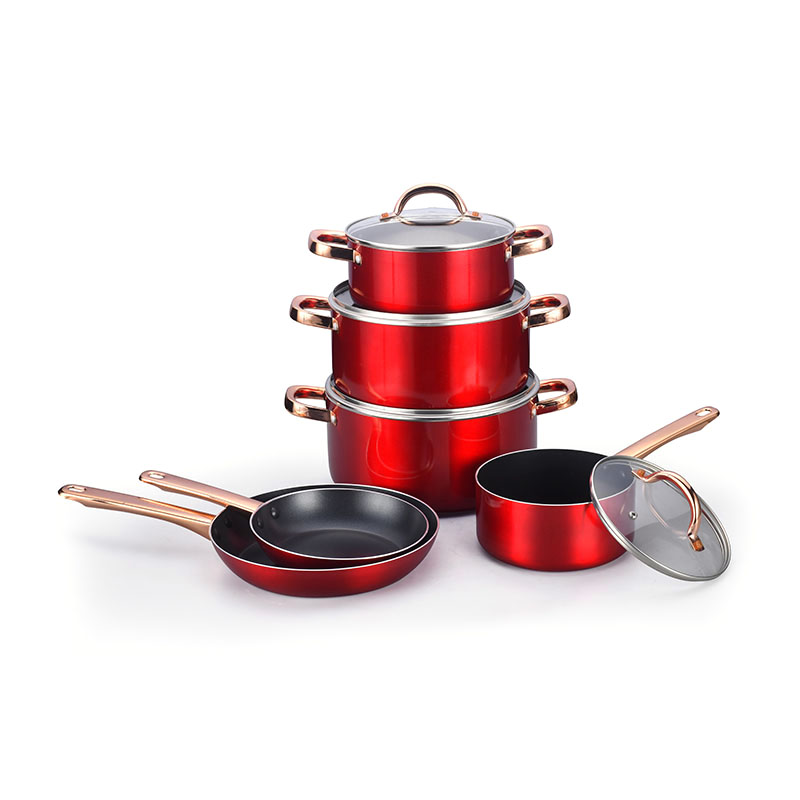 Stainless Steel Copper Cooking Pots Pressed Cookware
