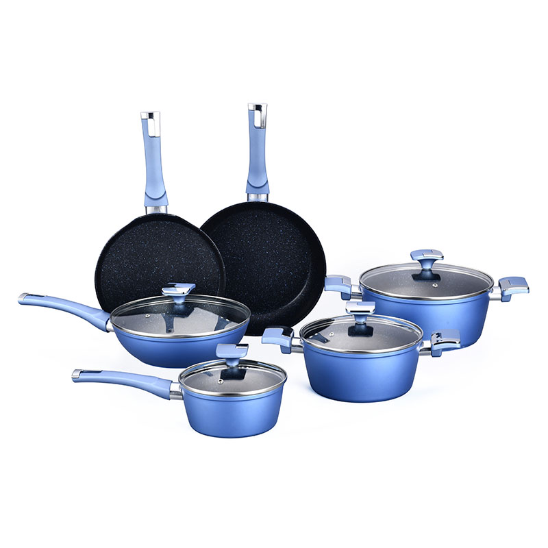 Non Stick Heat-Resistant Outer Layer Forged Aluminium Cooking Pot Cookware