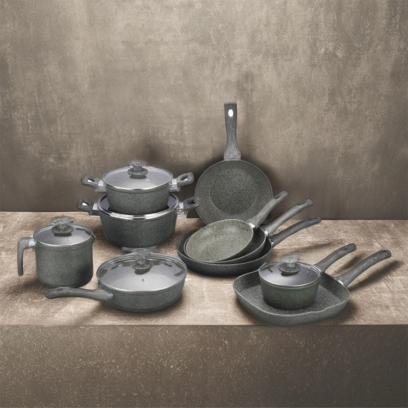 Granite Cookware Set Heat Resistant Forged Cookware