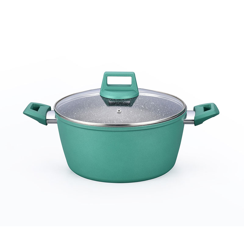 Colorful Soft Touch Forged Non Toxic Cookware
