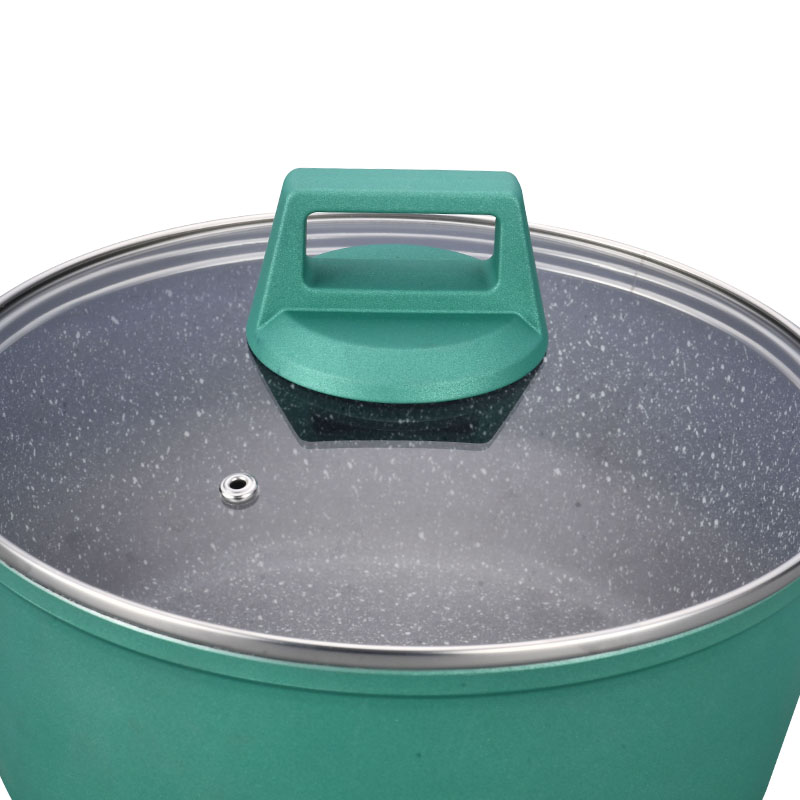 Colorful Soft Touch Forged Non Toxic Cookware