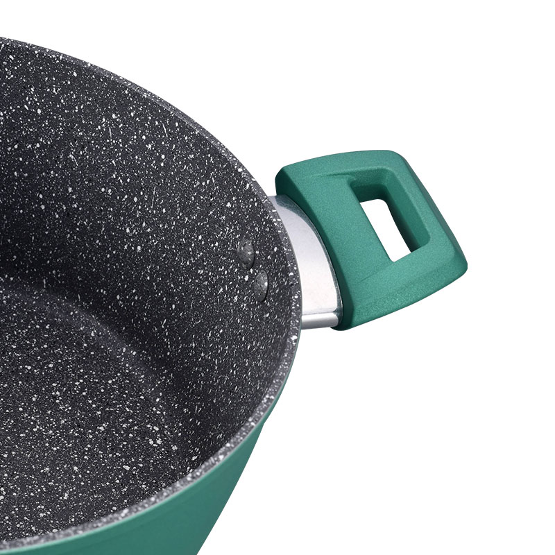 Colorful Soft Touch Forged Non Toxic Cookware