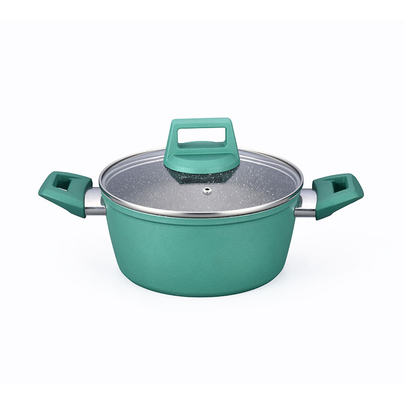 Colorful Soft Touch Forged Non Toxic Cookware