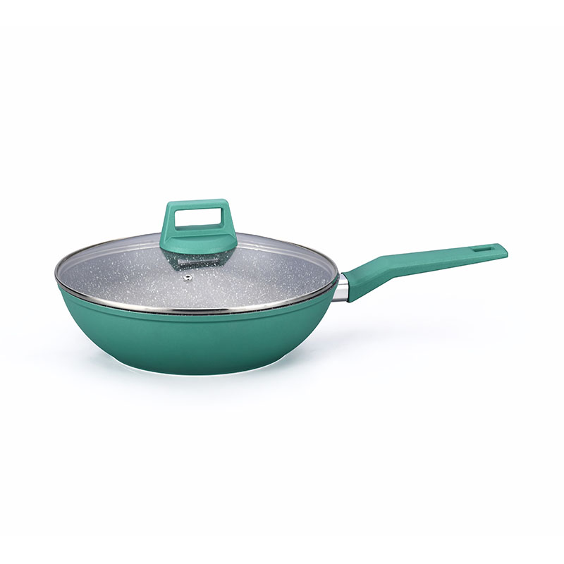 Colorful Soft Touch Forged Non Toxic Cookware
