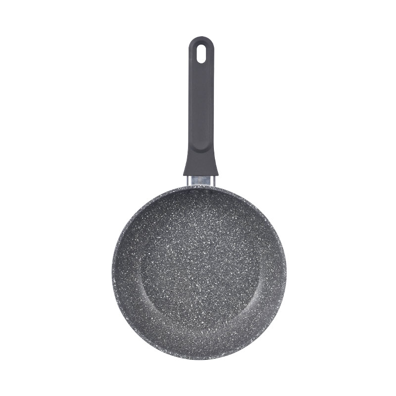 Wood Grain Forged Detachable Handle Cookware with Spangle