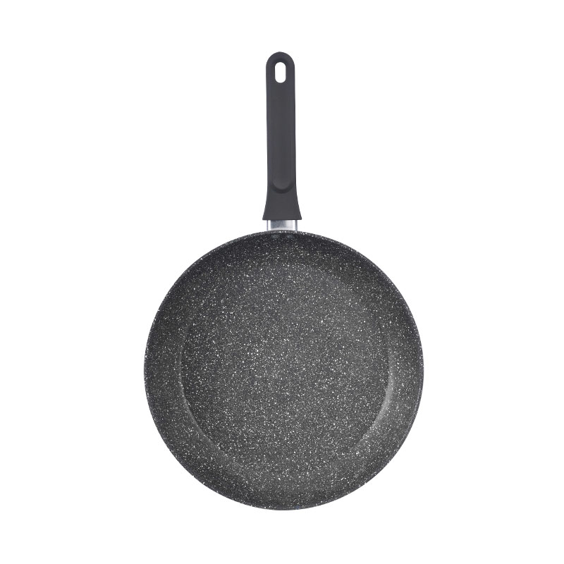 Wood Grain Forged Detachable Handle Cookware with Spangle