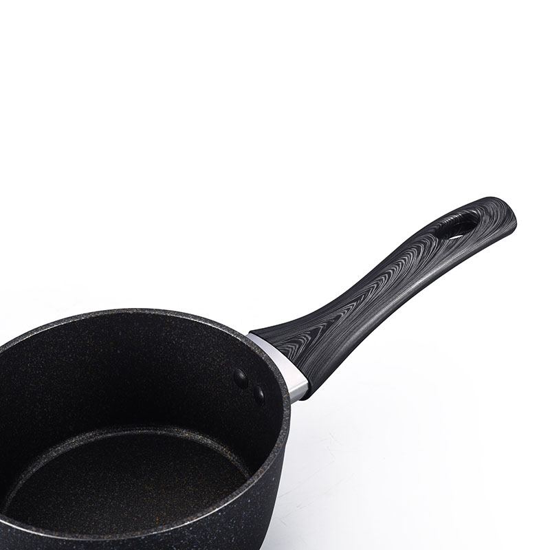 Dark Grey Stone Coating Pan Pot Set Forged Cookware