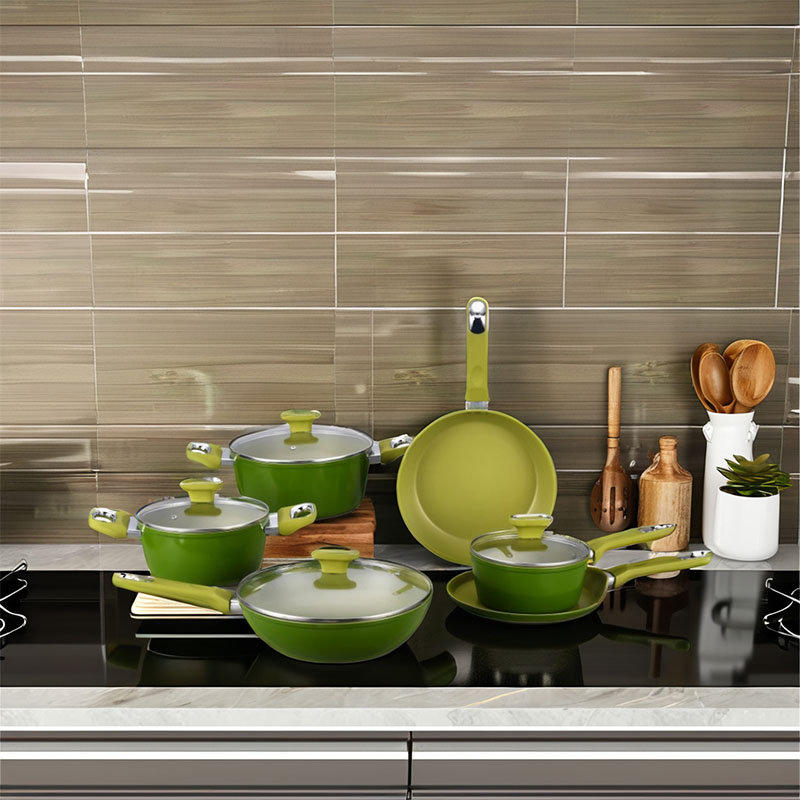 Fashion Gradient Non Stick Forged Kitchen Cookware