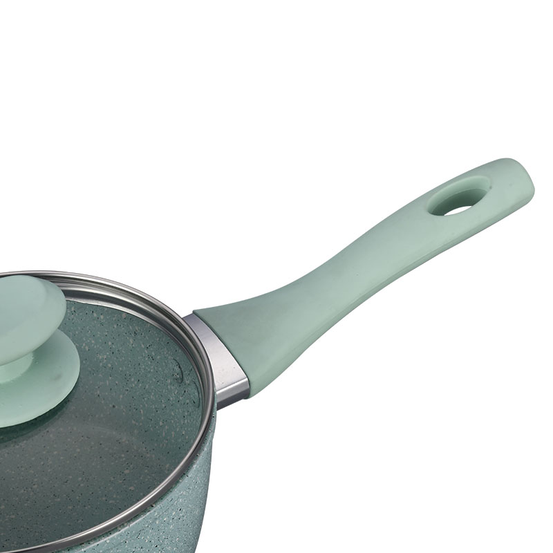 Marble Non Stick Coating Pot Pan Set Forged Cookware