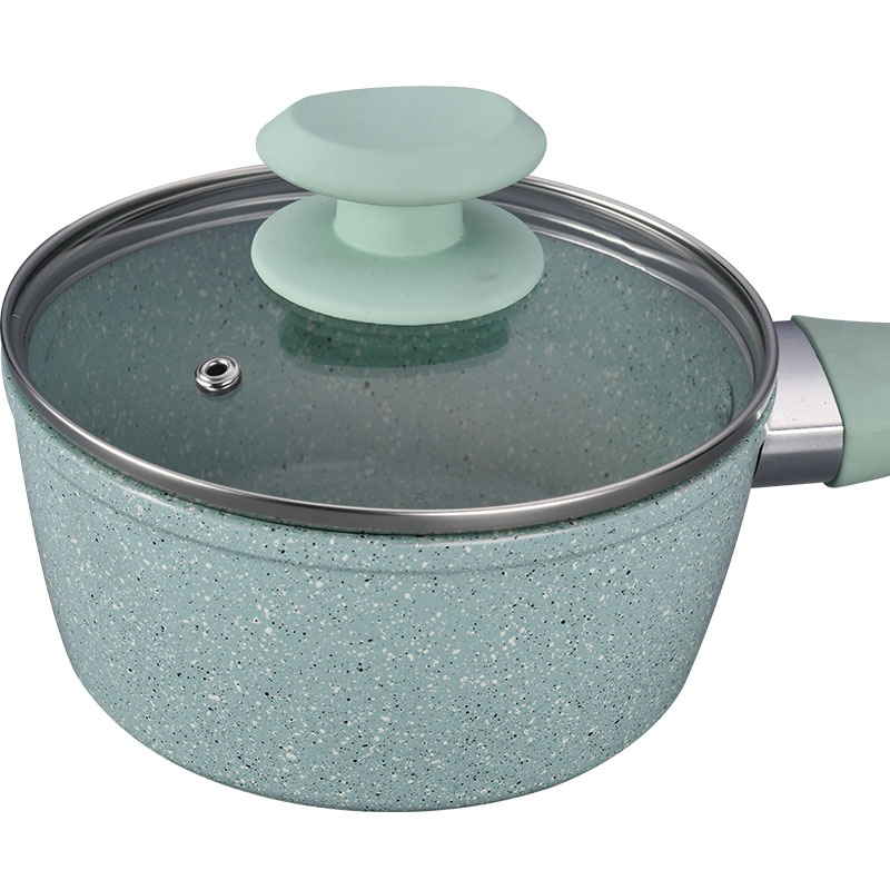 Marble Non Stick Coating Pot Pan Set Forged Cookware