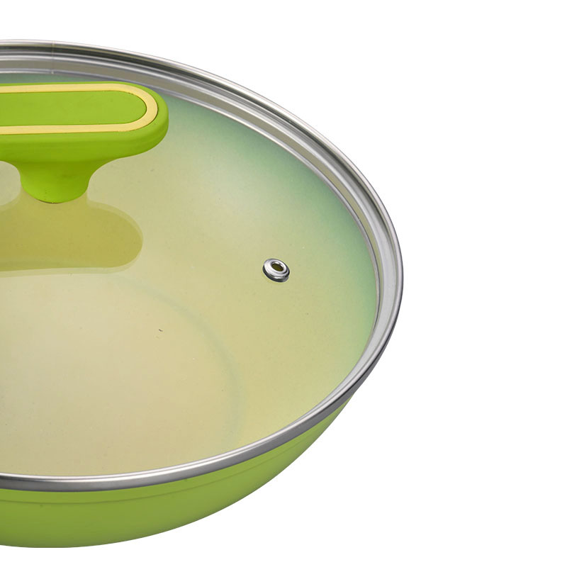 Heat-Resistant Outer Layer Kitchen Pots And Pans Set Forged Cookware