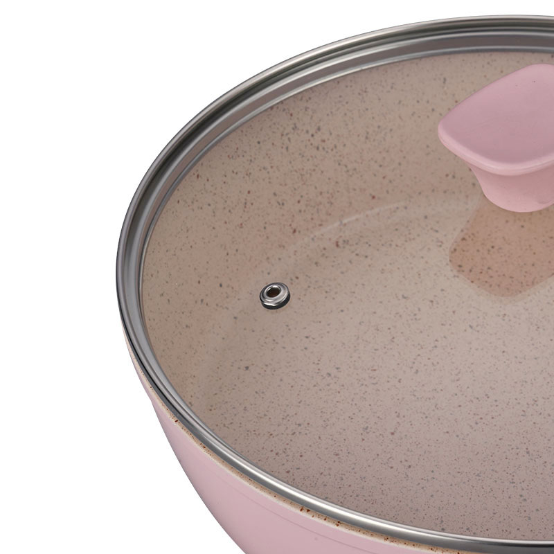 Professional Marble Heat Resistant Pan Pot Set Forged Cookware