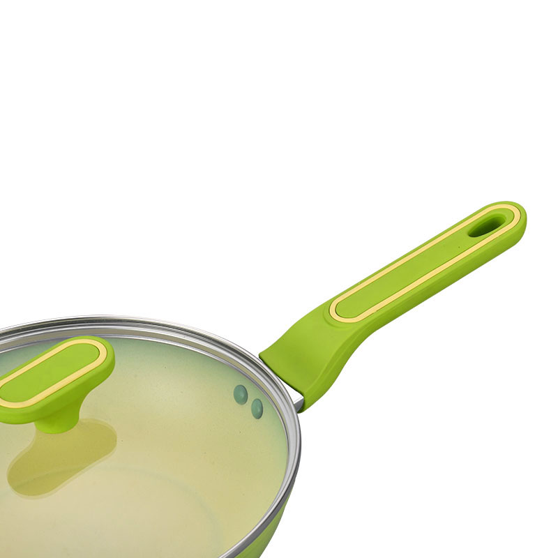 Heat-Resistant Outer Layer Kitchen Pots And Pans Set Forged Cookware