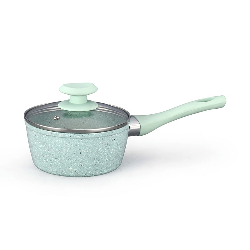 Marble Non Stick Coating Pot Pan Set Forged Cookware