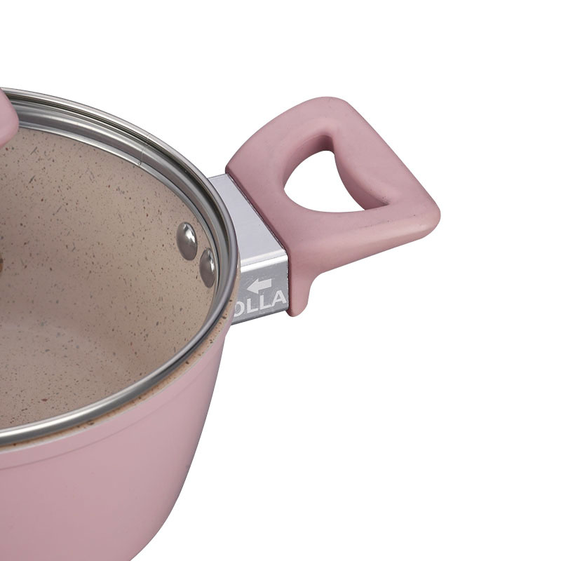 Professional Marble Heat Resistant Pan Pot Set Forged Cookware