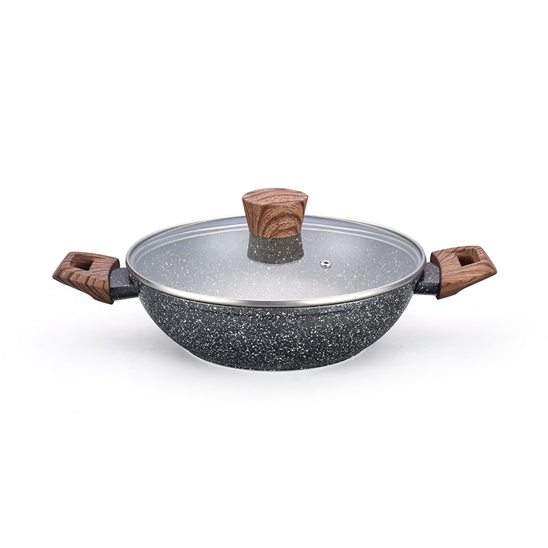 Durable Grey Stone Forged Good Non Stick Cookware Cookware
