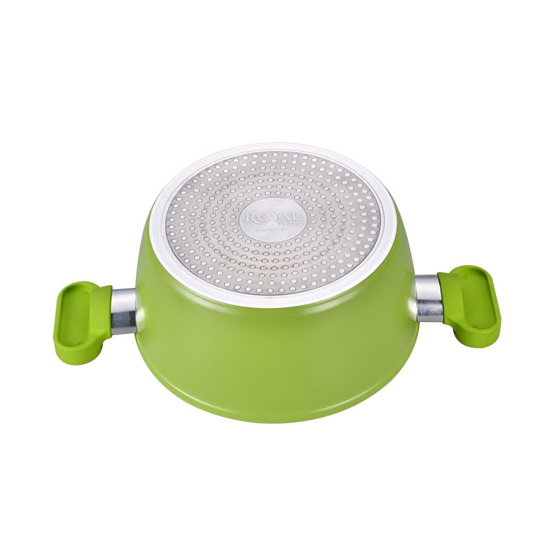 Heat-Resistant Outer Layer Kitchen Pots And Pans Set Forged Cookware