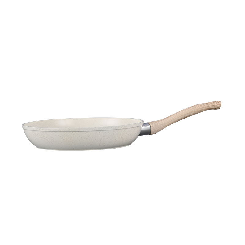 Creamy White Marble Cooking Pots And Pans Forged Cookware