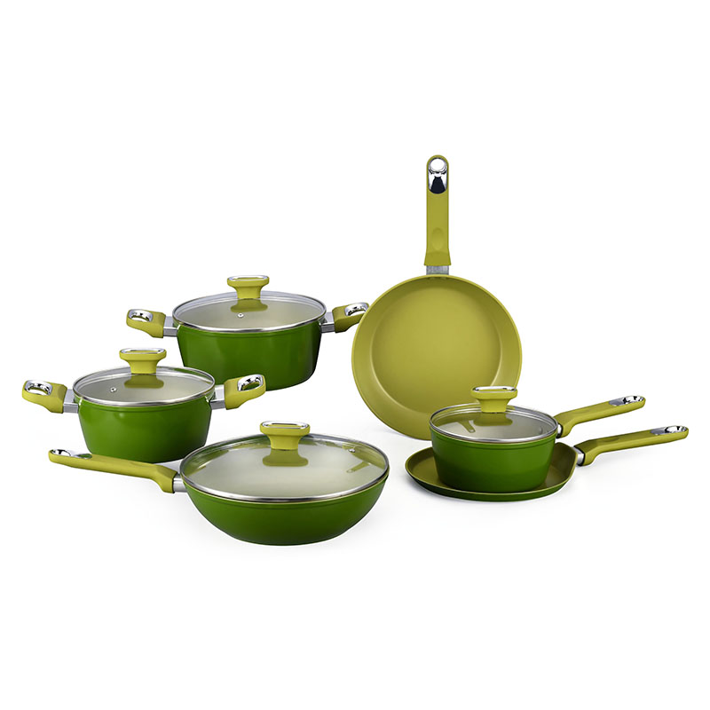 Fashion Gradient Non Stick Forged Kitchen Cookware