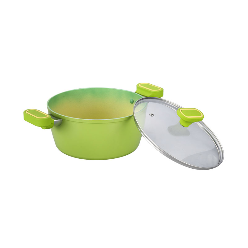 Heat-Resistant Outer Layer Kitchen Pots And Pans Set Forged Cookware