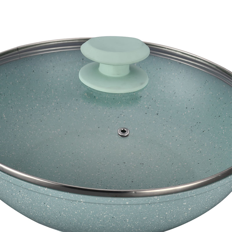 Marble Non Stick Coating Pot Pan Set Forged Cookware