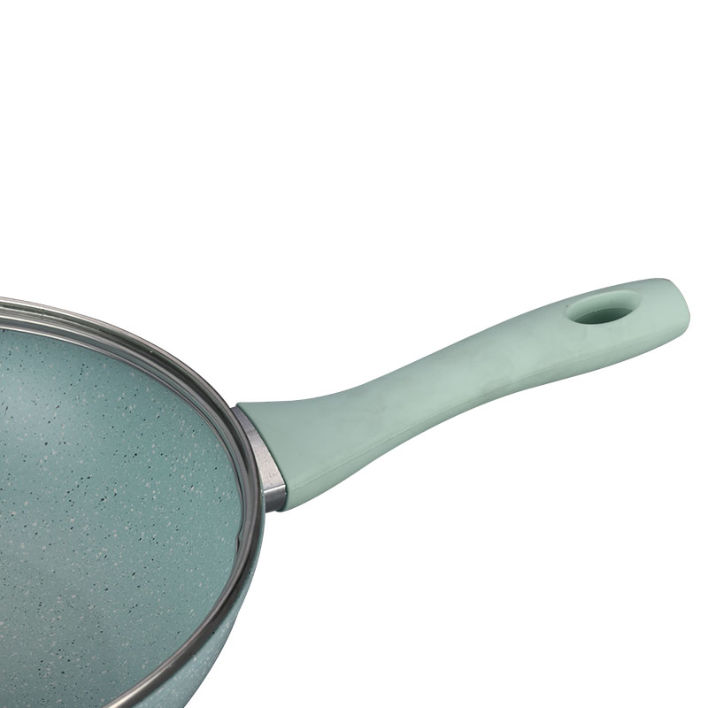 Marble Non Stick Coating Pot Pan Set Forged Cookware