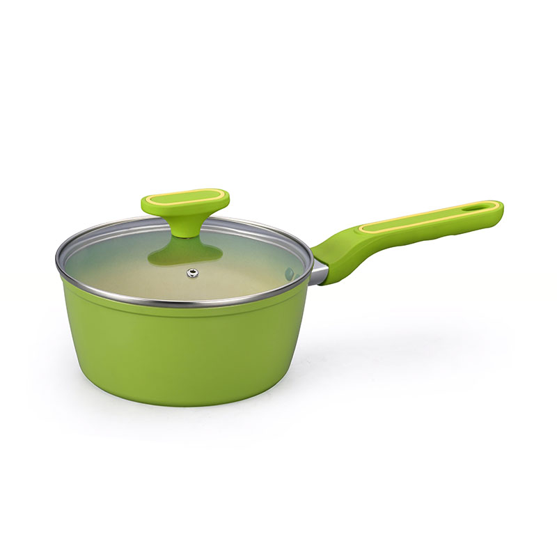 Heat-Resistant Outer Layer Kitchen Pots And Pans Set Forged Cookware
