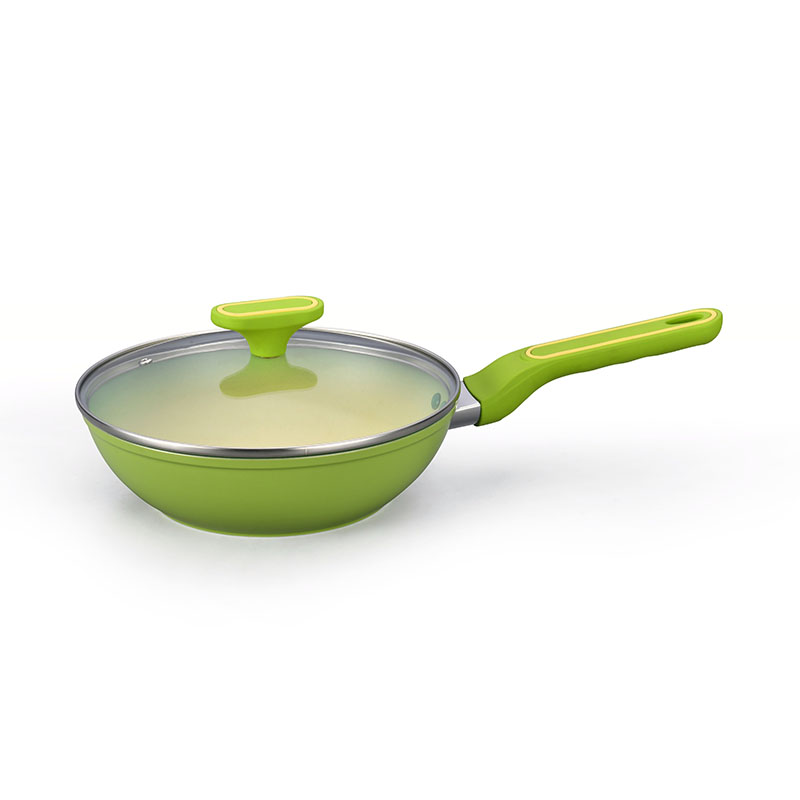 Heat-Resistant Outer Layer Kitchen Pots And Pans Set Forged Cookware