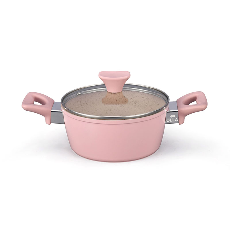 Professional Marble Heat Resistant Pan Pot Set Forged Cookware