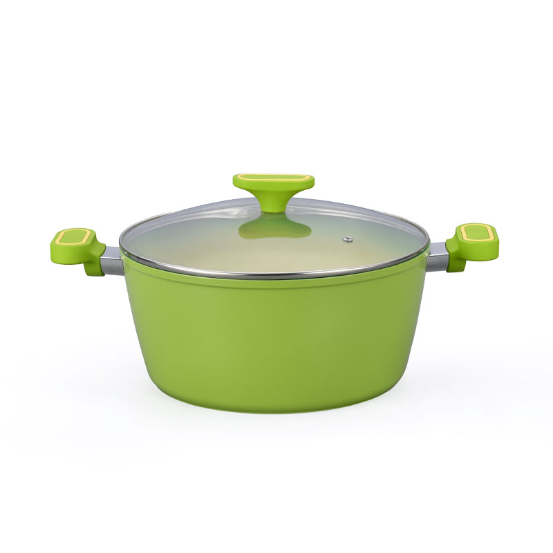Heat-Resistant Outer Layer Kitchen Pots And Pans Set Forged Cookware