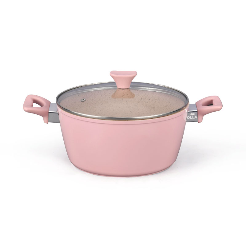 Professional Marble Heat Resistant Pan Pot Set Forged Cookware