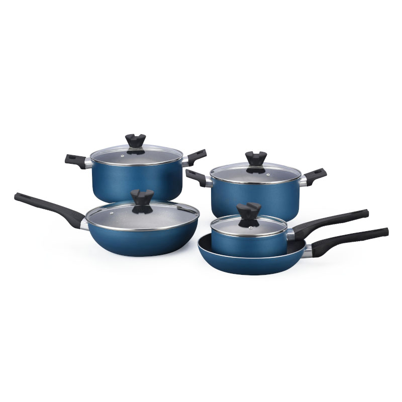 Professional Marble Non Stick Cooking Pots Forged Cookware