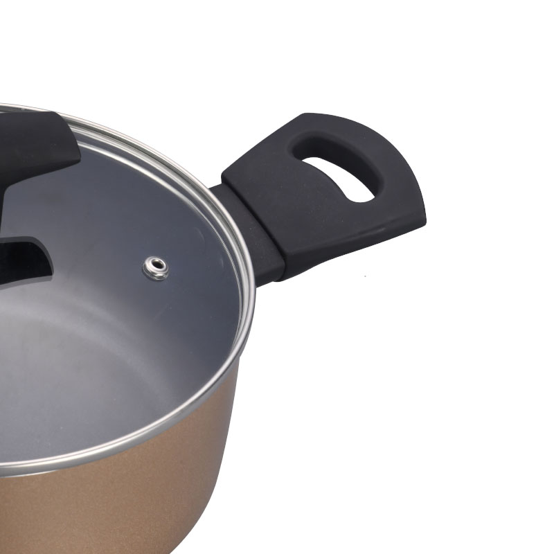 Colorful Heat Resistant Painting Kitchenware Set Pressed Cookware