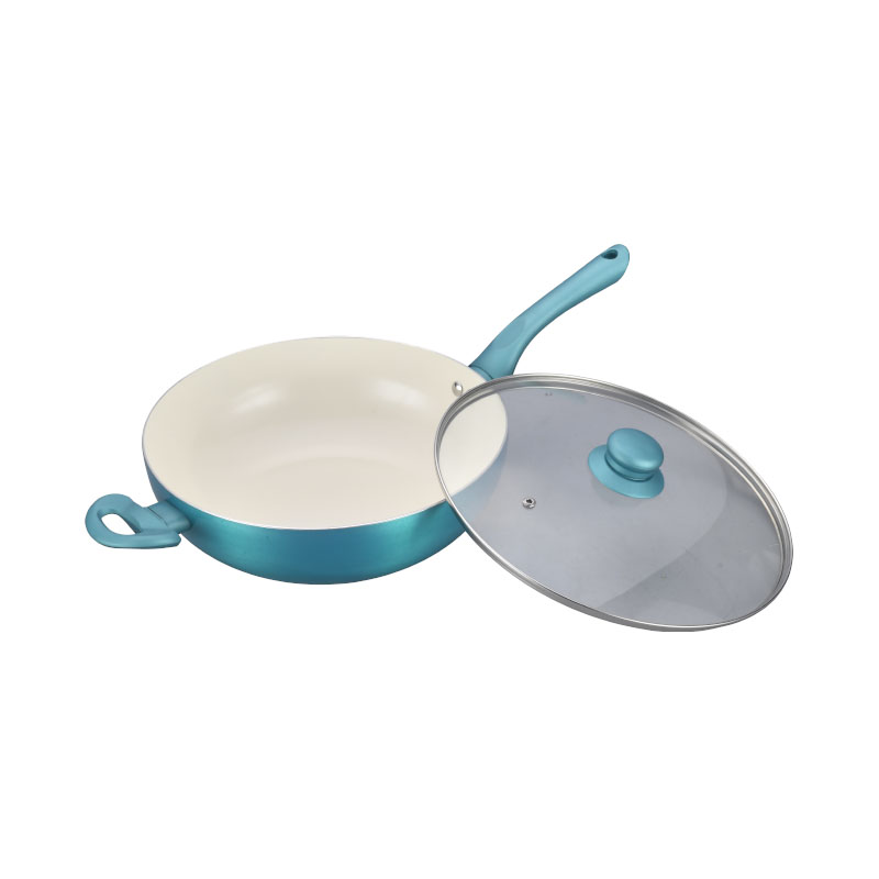 Durable Heat Resistant Panting Ceramic Cookware Set