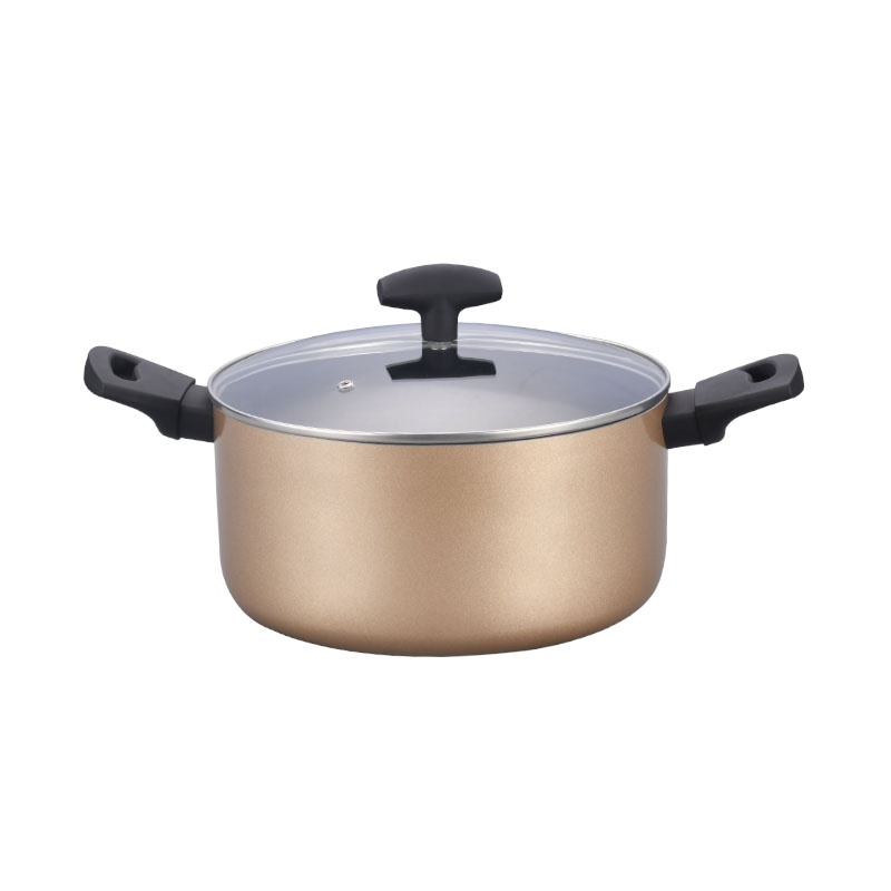 Colorful Heat Resistant Painting Kitchenware Set Pressed Cookware